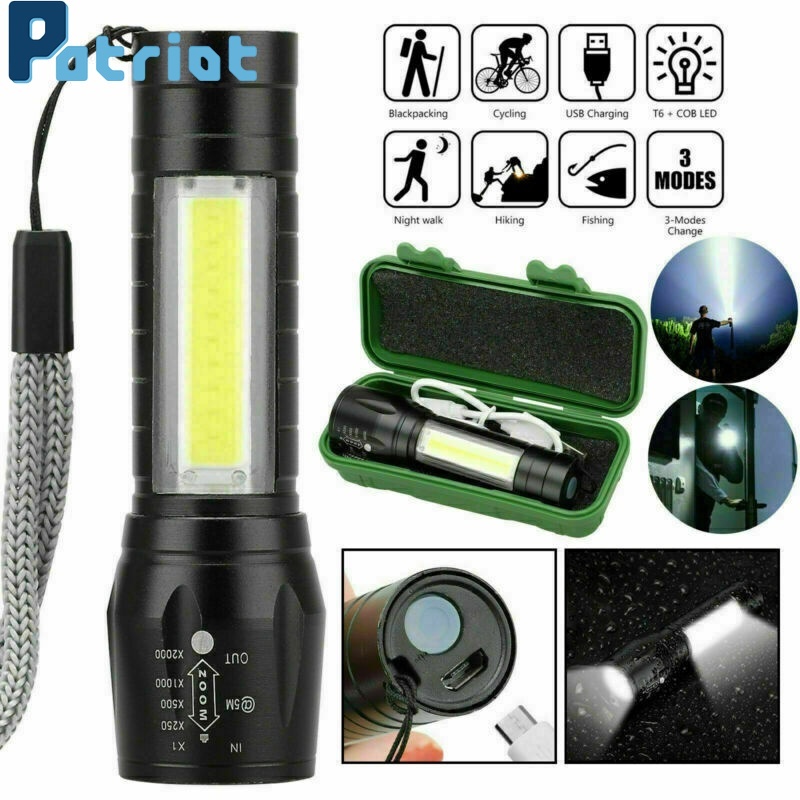[ High Quanlity COB work light outdoor emergency Flash light for Hiking Camping Survival Emergency ]