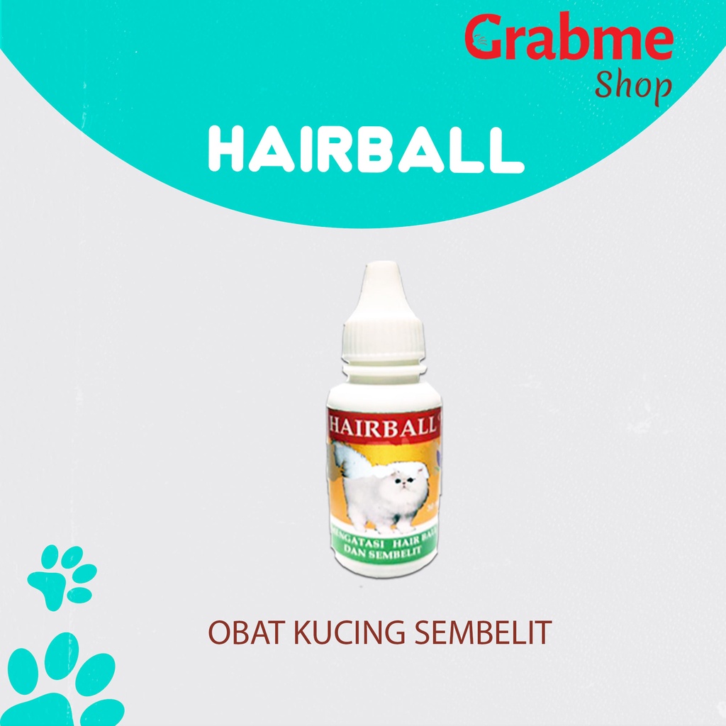 Obat untuk kucing sembelit bab -HAIRBALL OIL- 30ml