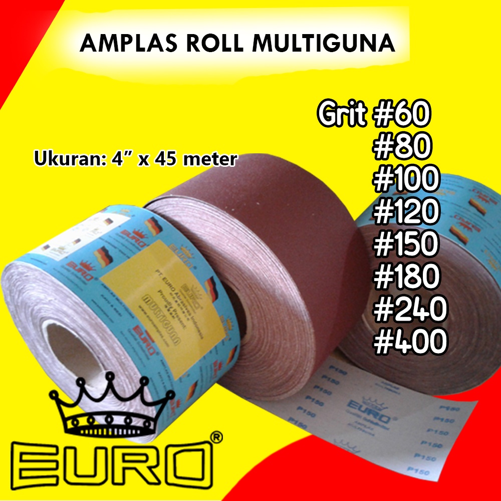 amplas roll euro multiguna grit 40 60 80 100 120 150 240 320 400