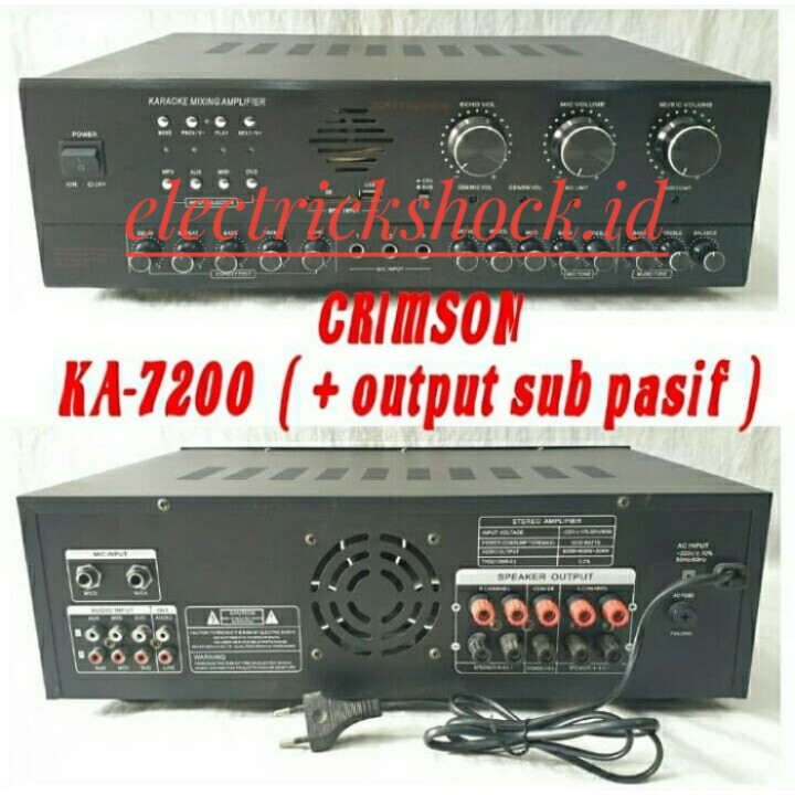 POWER AMPLIFIER CRIMSON 1500 Watt KA-7200