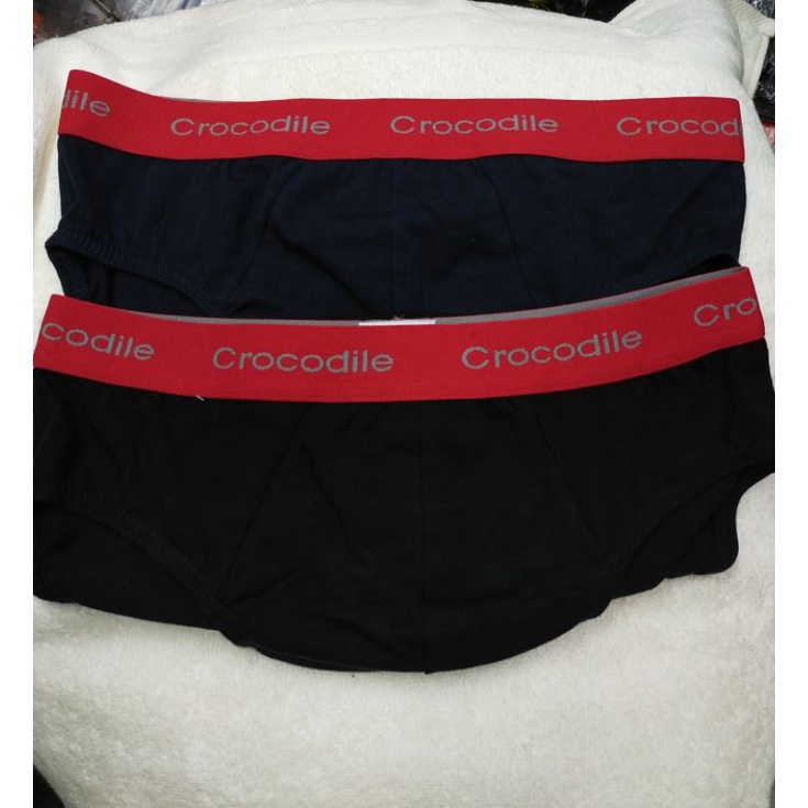 1 kotak isi 2pcs celana merk crocodile dus merah