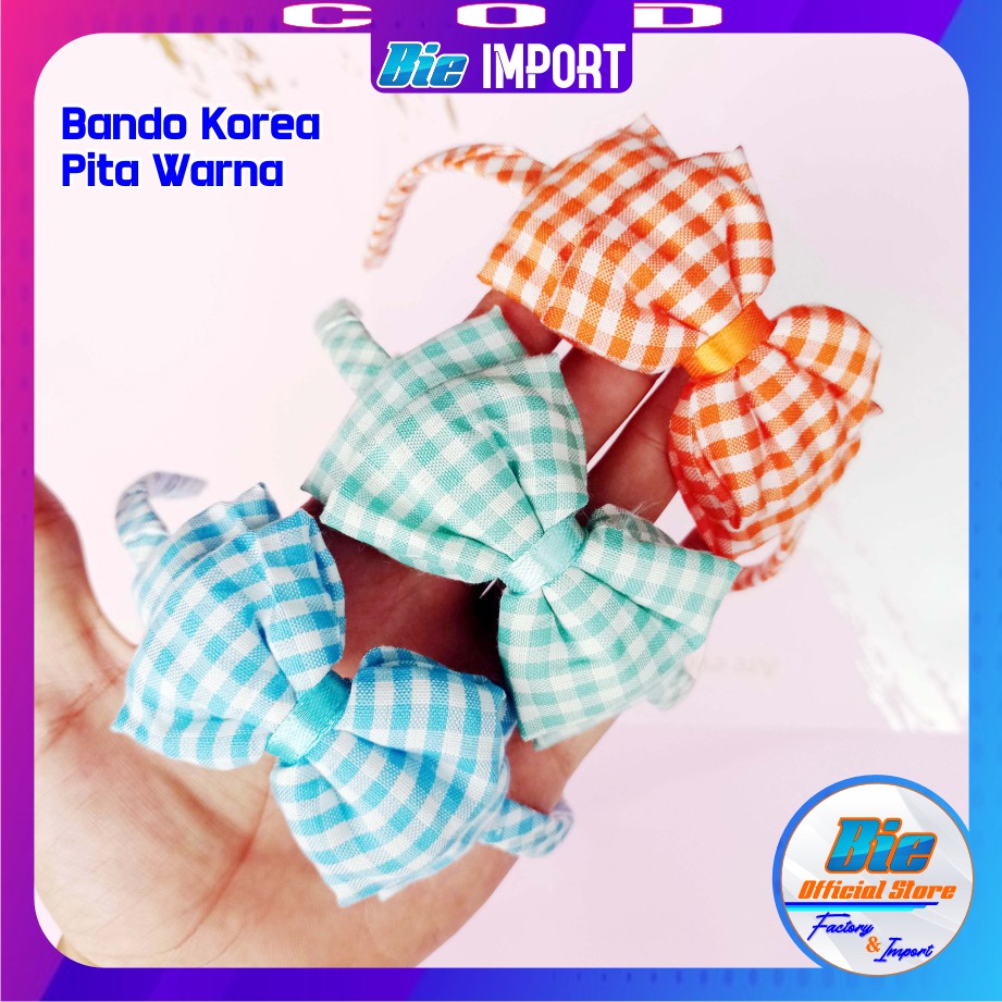 Bando Korea Karakter Pita Warna Impor Best Seller