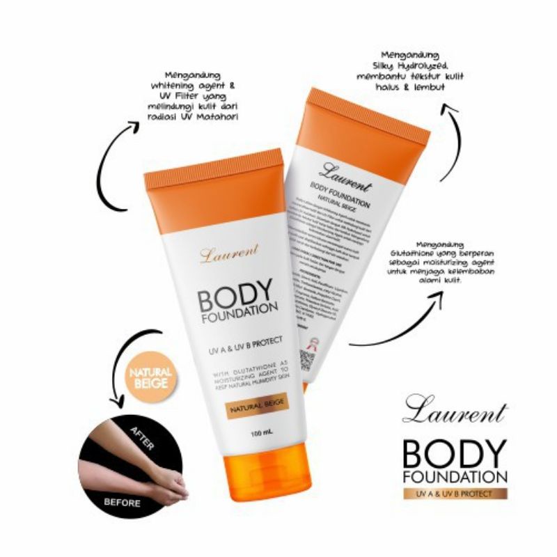 Laurent body Lotion foundation 100ml