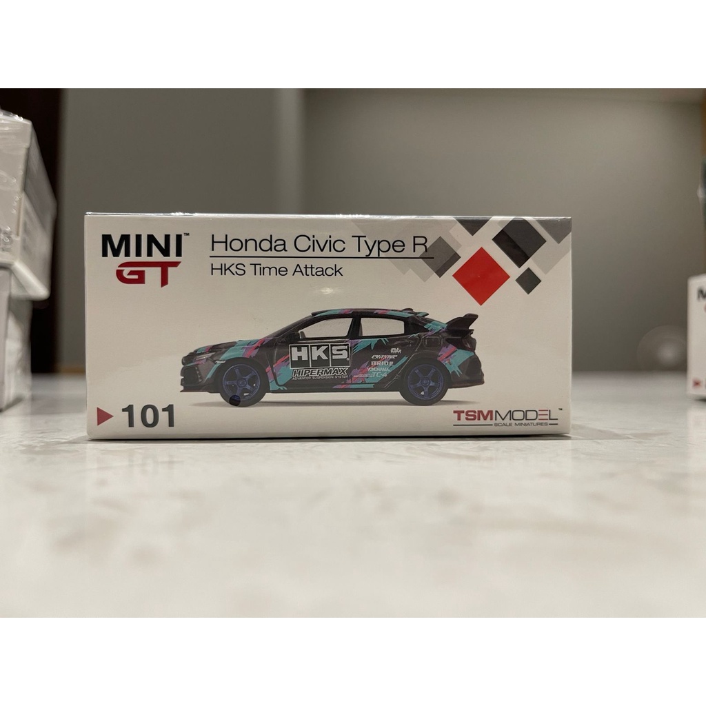 MiniGT Honda Civic TypeR Type R HKS time attact 101 Mini GT