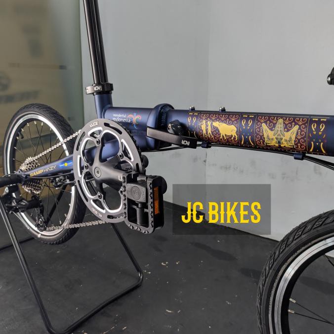 Sepeda Lipat Element Camp Hazy 9S Sulawesi Toraja 16In Alloy Jangkrik Kunestlestore