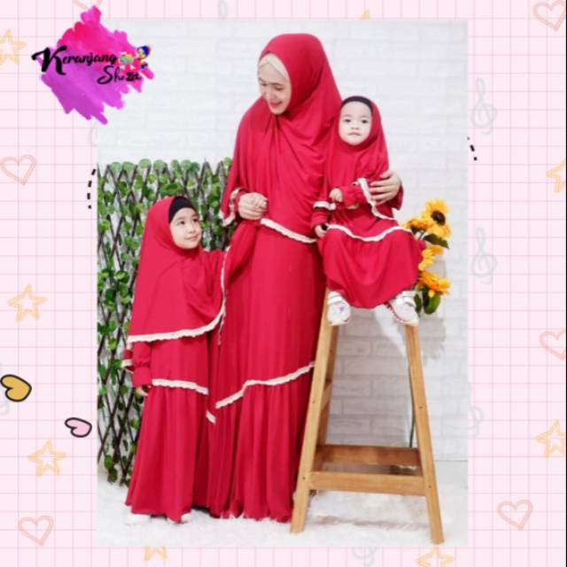 Gamis Aisyah / gamis mom polos / gamis couple bahan jersey
