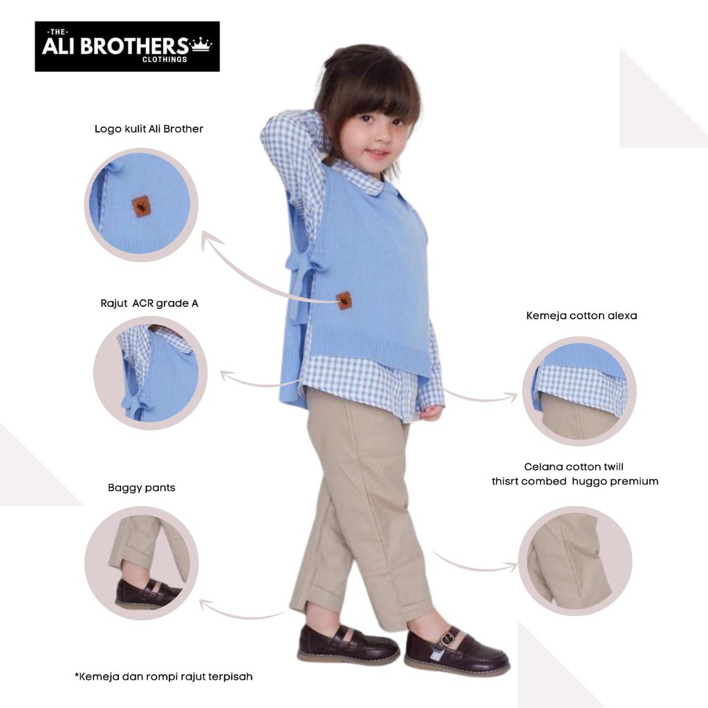 Afsheenastore Korean Stiyle Set 3IN1 / Ready Size 8 Th