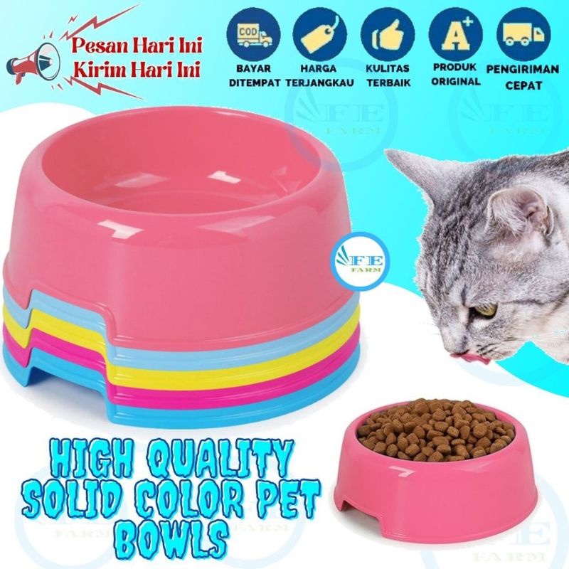 tempat makan mangkuk  tempat minum kucing, anjing, kelinci DLL