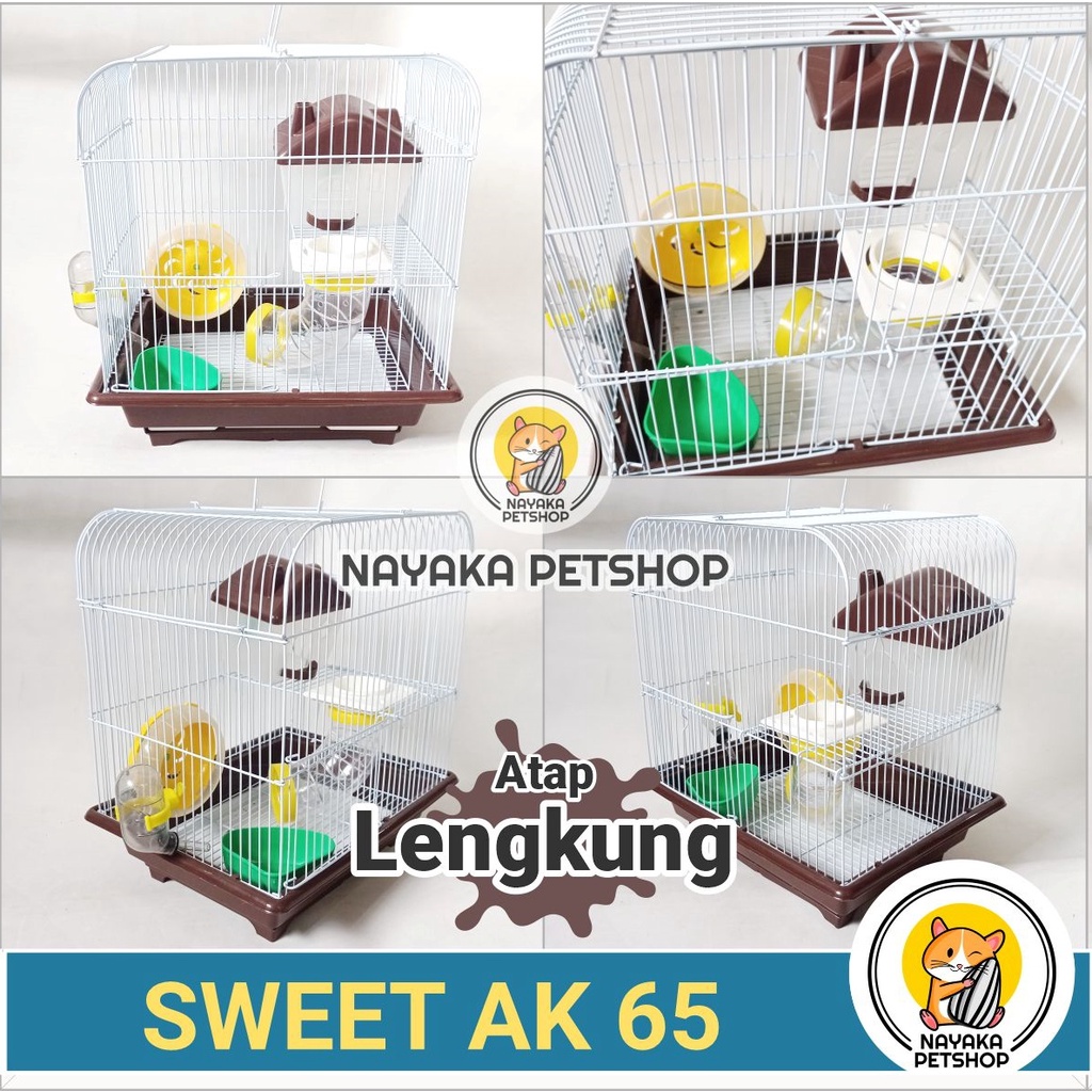 Sweet AK 65 Kandang Hamster Tingkat 2 Lantai Besar Murah