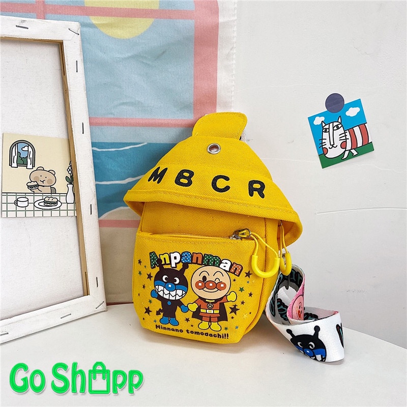 Sling Bag Anpanman - Tas Anak Lucu Motif Anpanman - Tas Sling Bag Lucu Import Terbaru Unisex - Tas Anak Perempuan Import - Tas Anak Laki Laki Import [WB11]