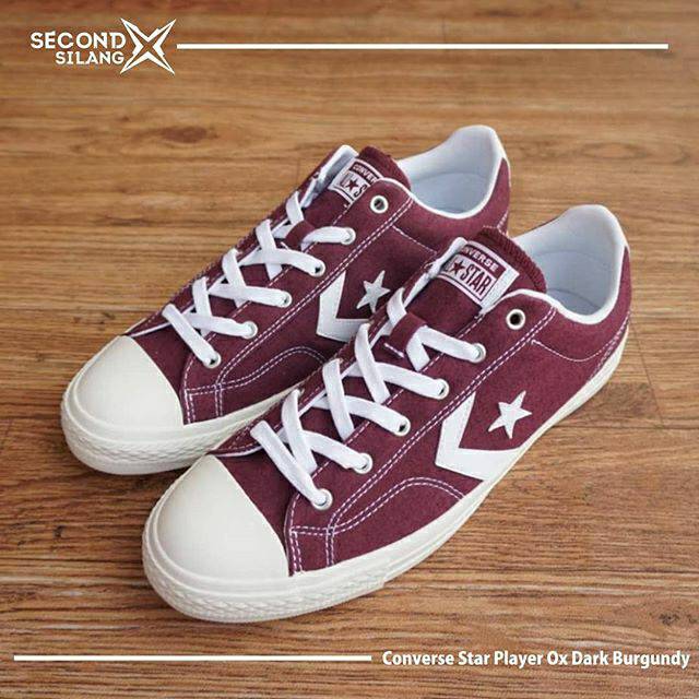 converse star player ox dark burgundy