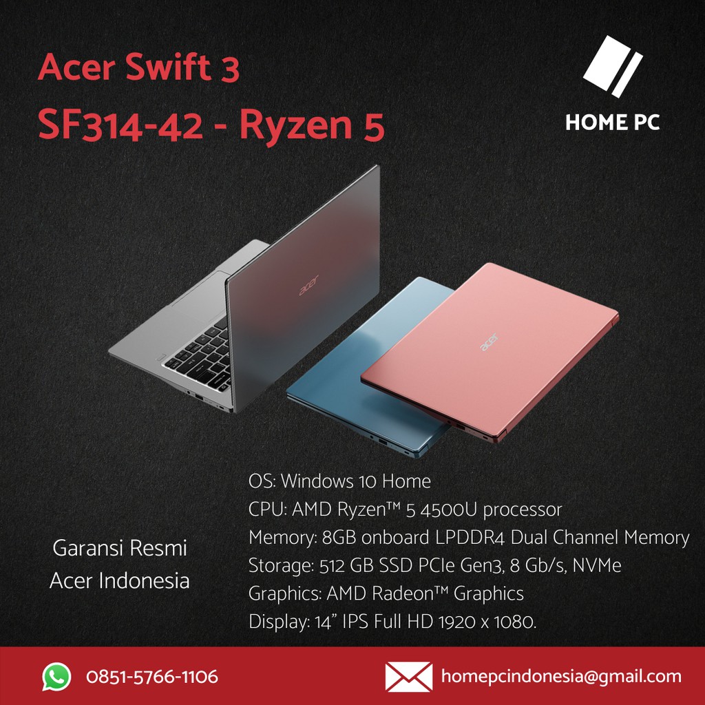 Acer Swift 3 SF314-42 Ryzen 5