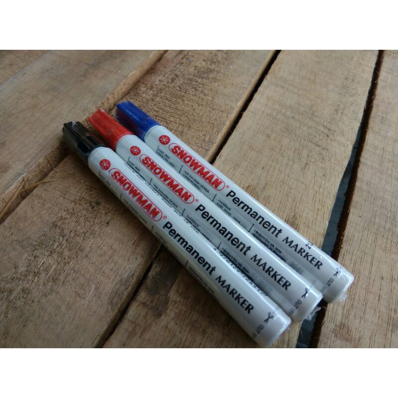 

[ECER] SPIDOL PERMANENT HITAM - SNOWMAN