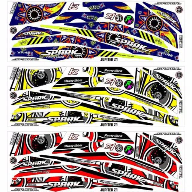 Sticker Striping Variasi Thailand Thailook Jupiter Z1 2013-2019 - SPARK