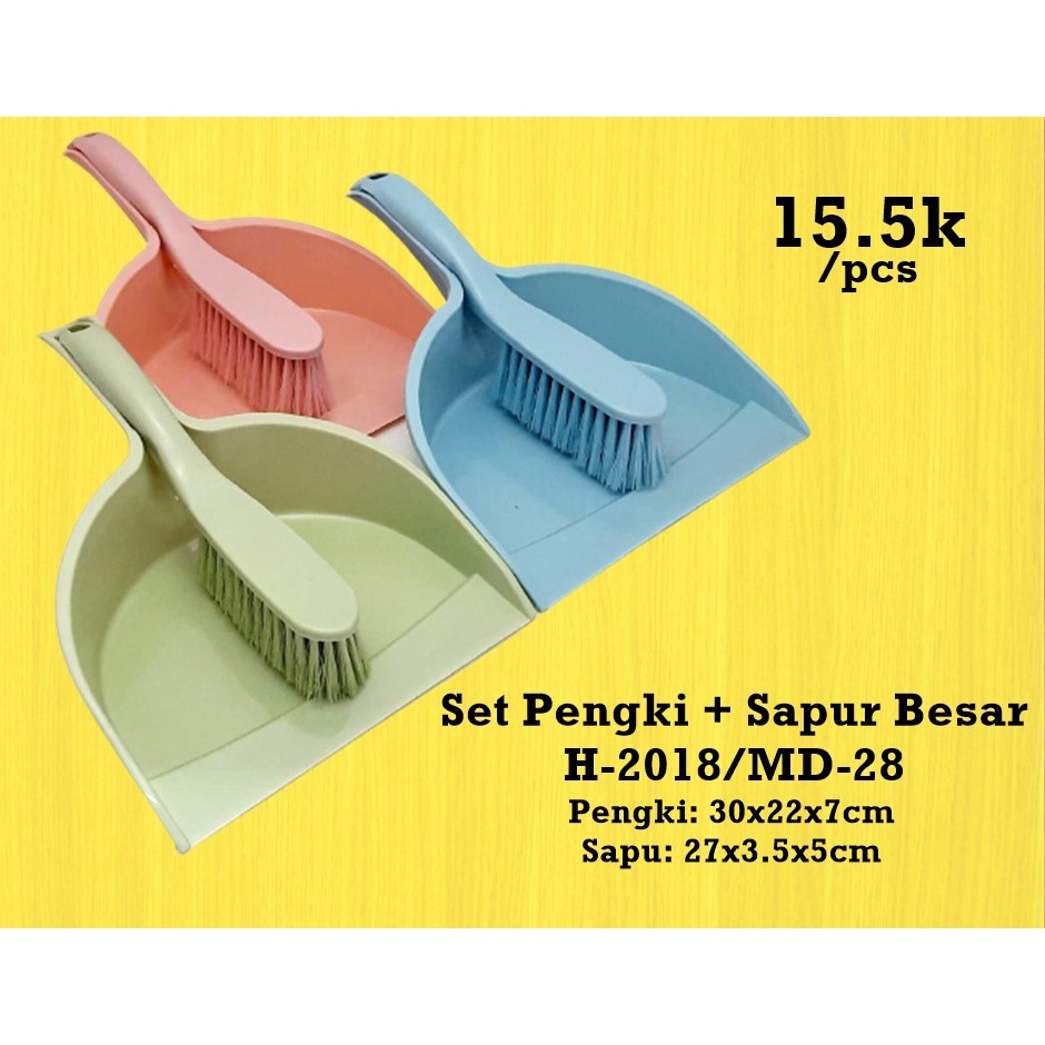 Set Dustpan Sapu/Pengki Sapu Besar