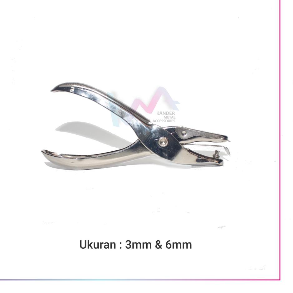 

09H Alat Tang Plier Press Punch Kancing Cetet Pembolong Pelubang Perforator Kertas Opening Mould Clip➞£ (Ready)Produk ➞