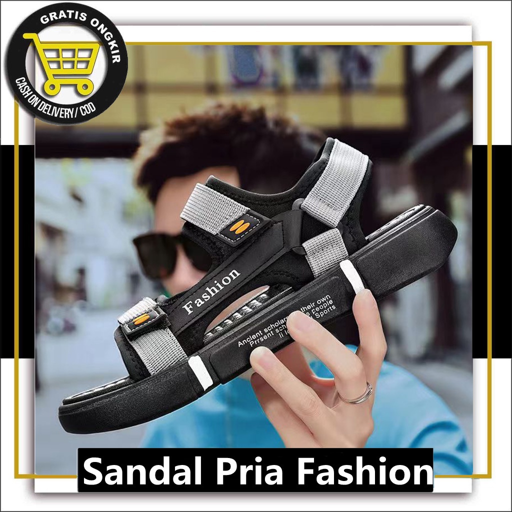 2.2 COD Sale Sandal Gunung Kasual Pria Trendi Jepang  /SANDAL GUNUNG ERGER SLOP CASUAL PRIA