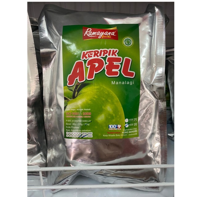 

Keripik Apel RAMAYANA kemasan 200gram