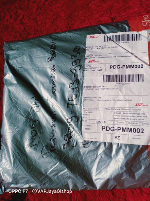 Batik Couple Keluarga Sania Ruffle Ori Ndoro Jowi Dnt Kipas