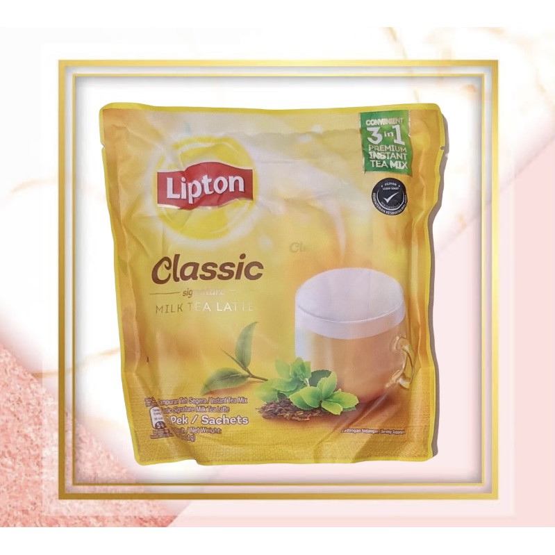 

Teh Lipton Classic Milk Tea Latte 3in1 12 x 21 Gram