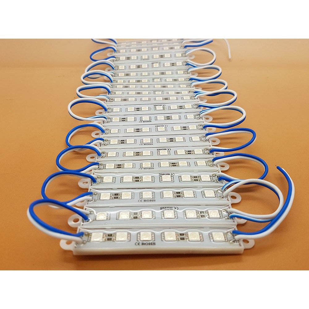 Cahaya BIRU 6 mata SMD 5050 Super Bright waterproof LED light module