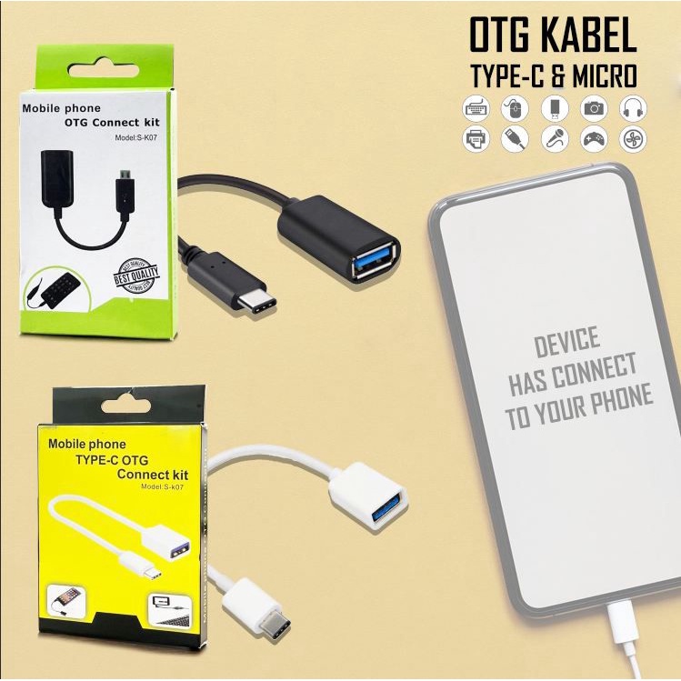 OTG KABEL MIKRO / USB OTG  MICRO / OTG KABEL TYPE C / USB OTG TYPE C