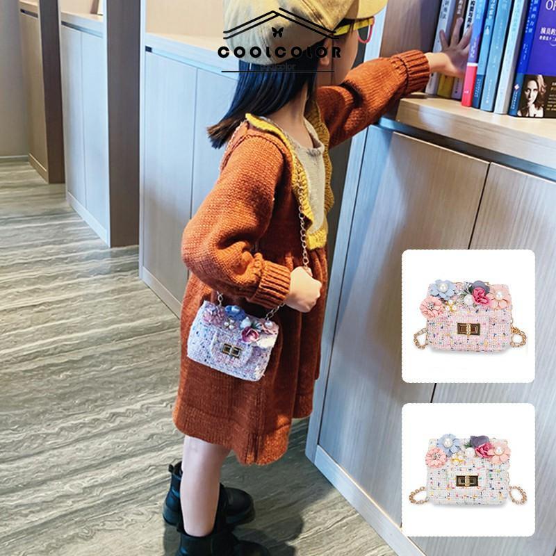 CODTas Messenger Satu Bahu Anak Kartun Bunga Lucu Tas Selempang Cocok untuk Semua- cl