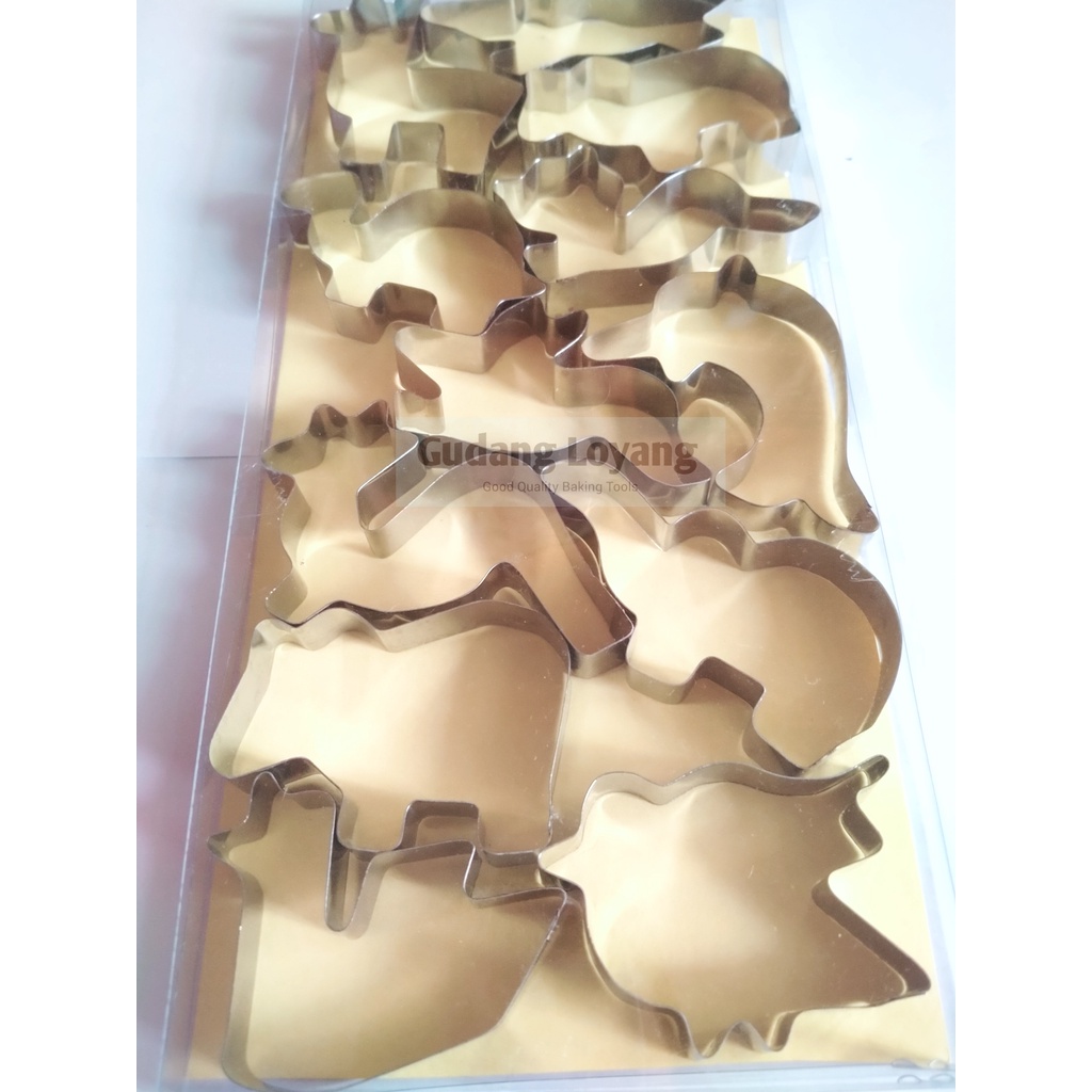 Cutter Cookies Cutter Kastangel Set 20 Cutter Fondant Cutter Dekorasi Cake Ultah Fondant Cetakan Nugget Cutter Nugget