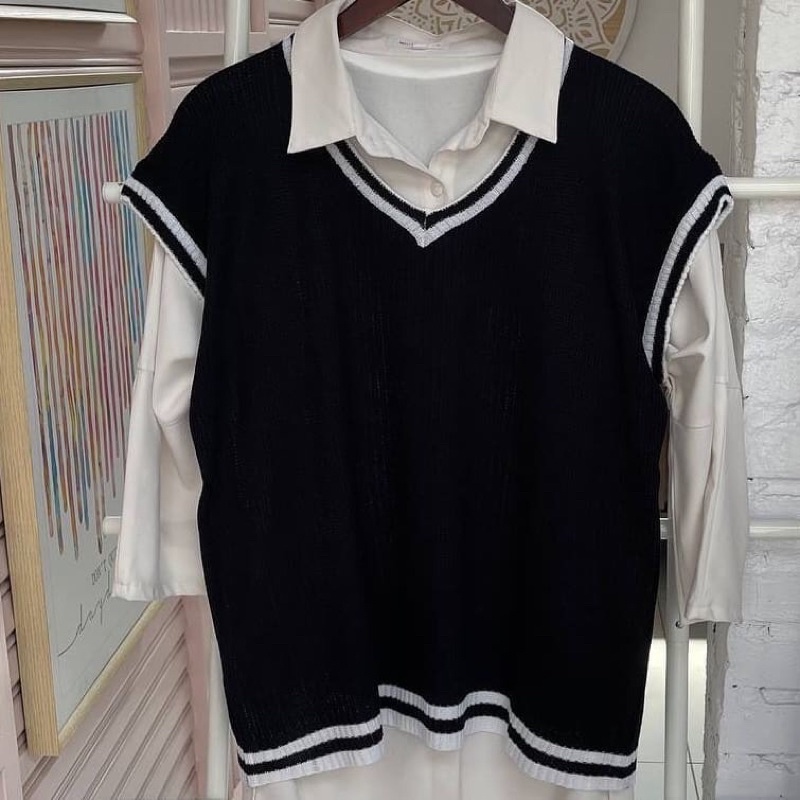 Rompi Vepita Rompi Rajut Vest Wanita