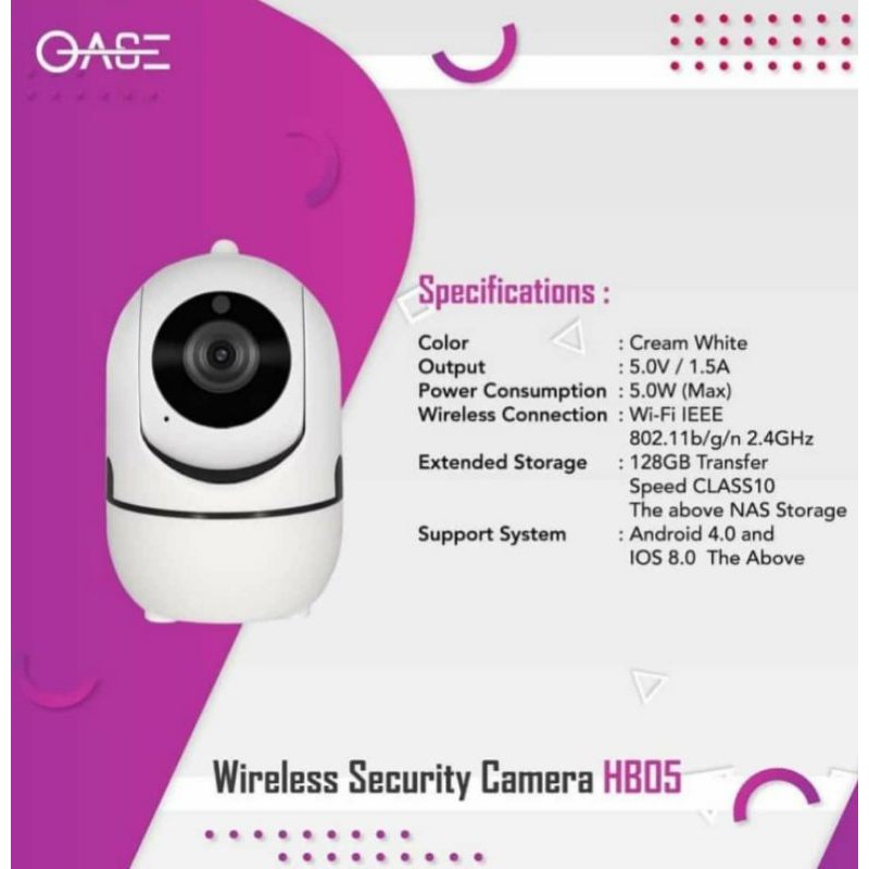 Camera CCTV OASE Wirelees Security