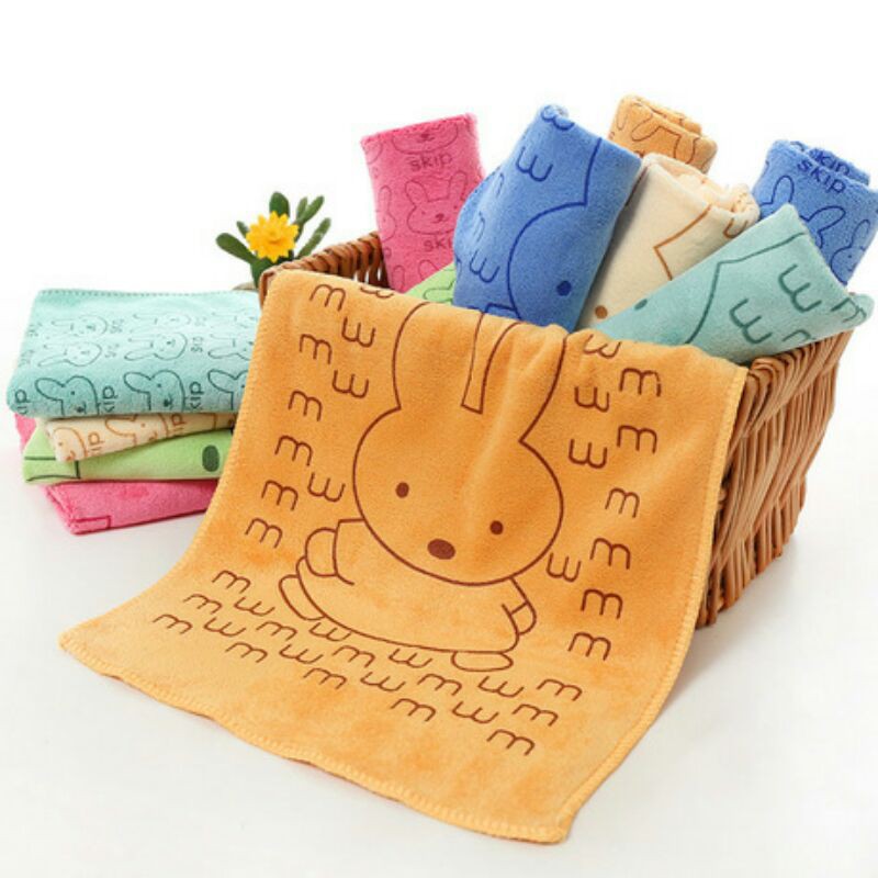 Kain Lap Tangan Bunny Handuk Microfiber 25x50 / 25x25