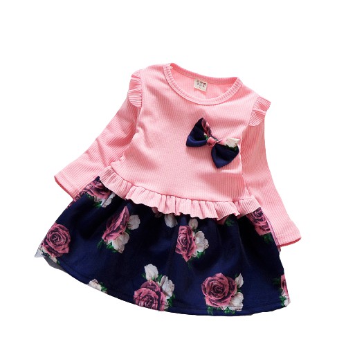 HappyOliver DRESS IMPORT WONDER ROSE EBV Baju Dress Anak Perempuan Import/Dress Bayi Perempuan/Gaun Bayi Perempuan/Dress Pesta/Dress Bayi Imlek cheongsam