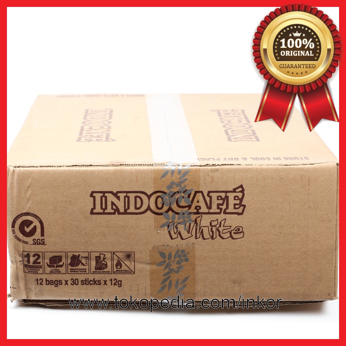 Jual Bubuk Kopi Indocafe White Sticks Pack Serbuk Kopi Dengan Krimer Nabati X Gr Kopi