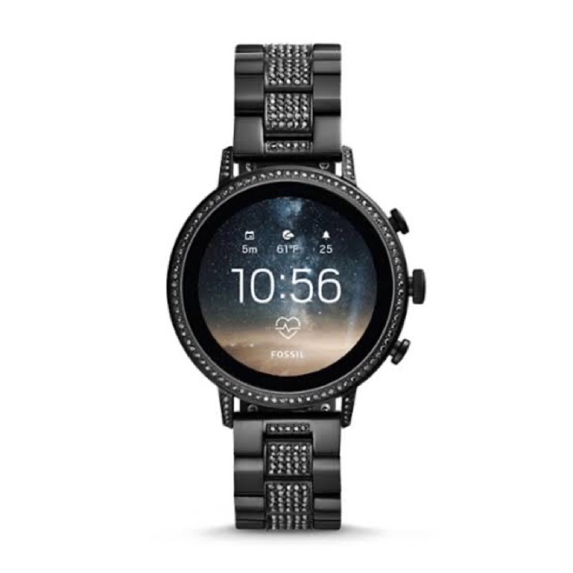 fossil smart watch silver