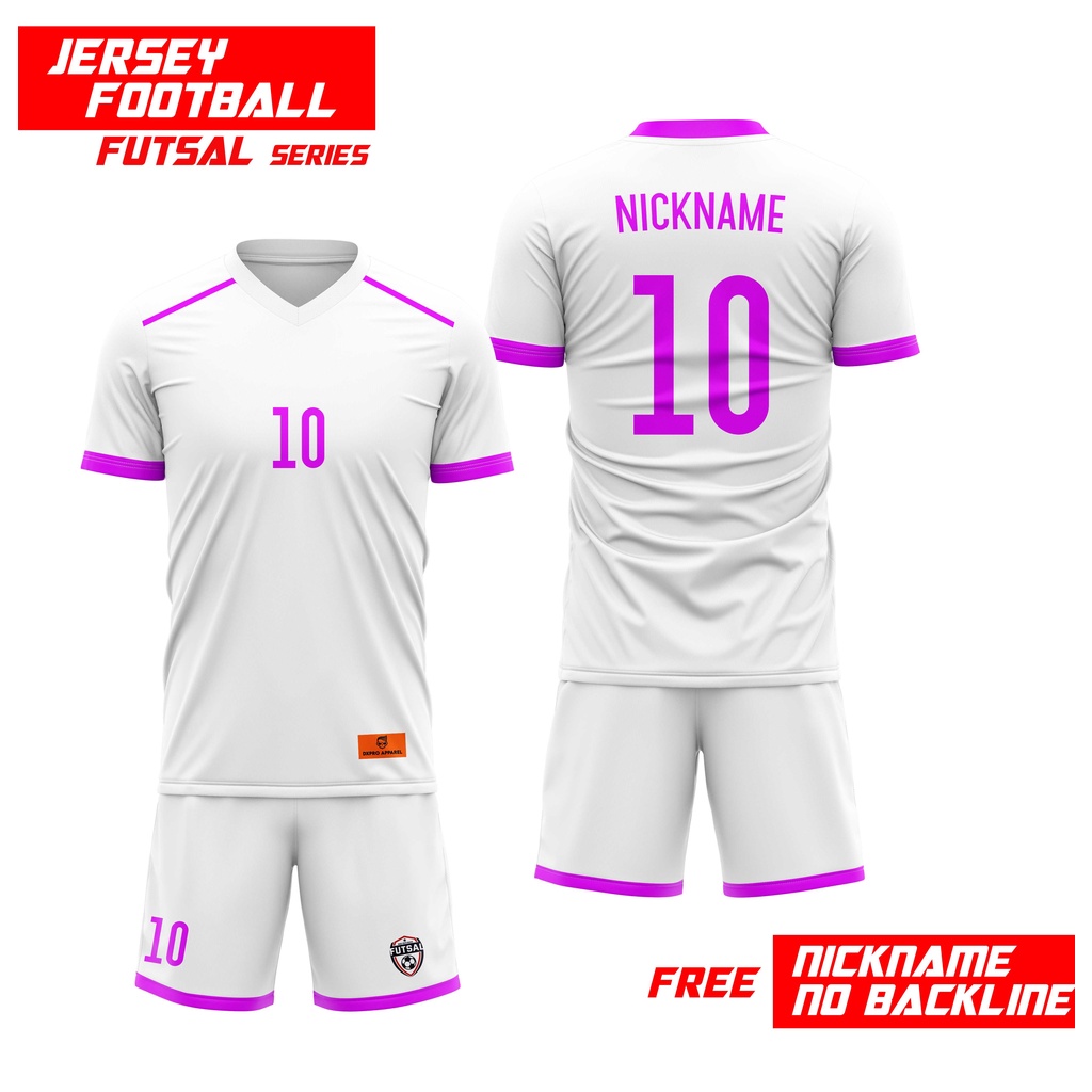 JERSEY FUTSAL BOLA FOOTBALL LIGNE PURPLE FULLPRINT