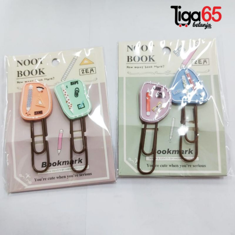 365 Paper Clip Karakter Klip Kertas Penanda Halaman Motif Lucu / Paper Clip 25816