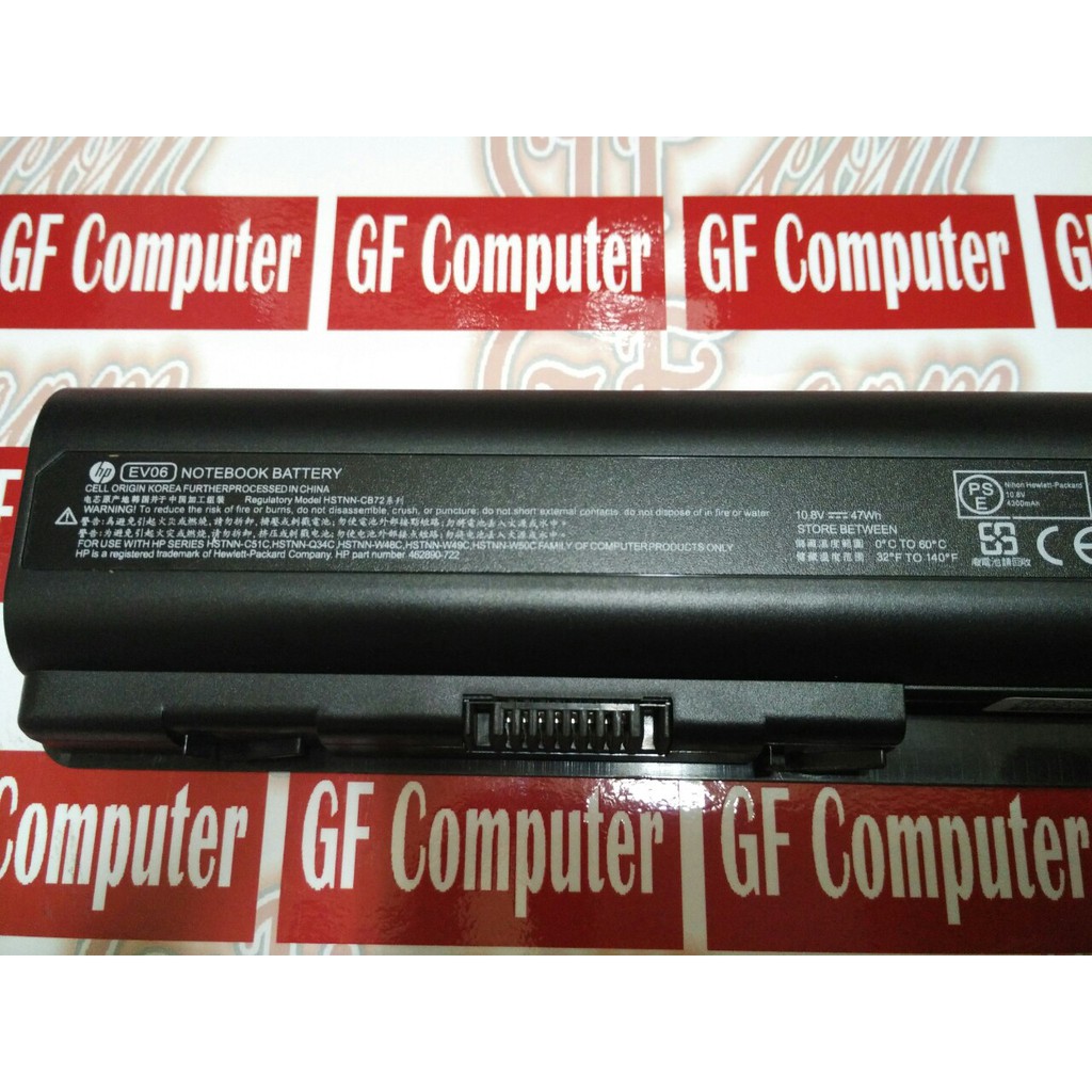 Original Batre/ Baterai HP Pavilion dv4 dv5 dv5-1000 dv6 Series Presario CQ40 CQ41 CQ45 CQ50