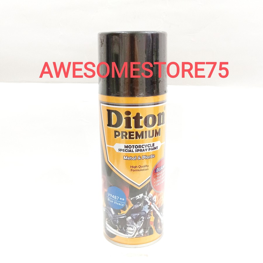 DITON PREMIUM ** V 9487 BLUE VIVACE VESPA Biru Cat Semprot Pylox