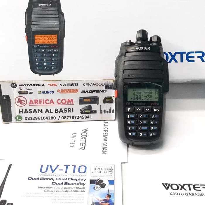 HT VOXTER T10 DUAL BAND 10 WATT
