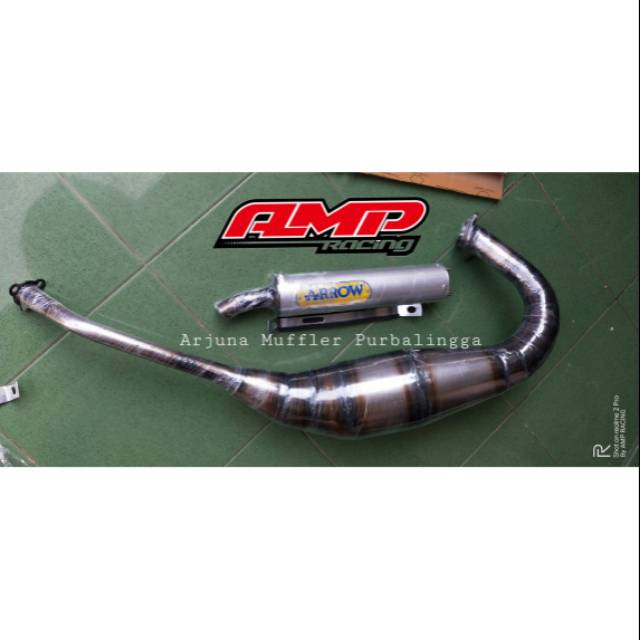 Knalpot Ninja RR R SS Merk ARROW - Knalpot ARROW pnp Ninja RR R SS