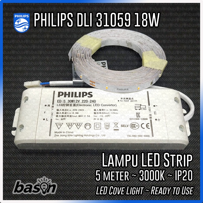 PHILIPS DLI 31059 3000K 18W 5m - LED tape / strip fleksibel