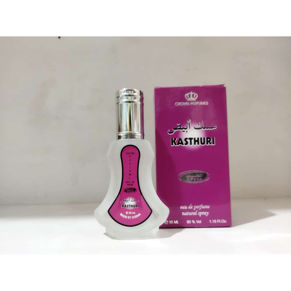 C0D - Dobha Spray 35 ml original KASTURI PUTIH/ Parfum Arab Dobha Spray 35 ml OriginOal