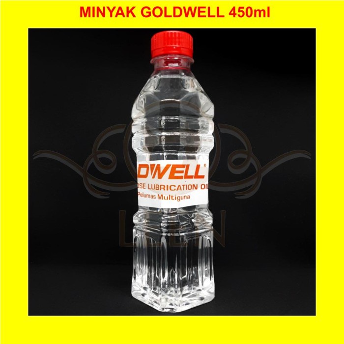 Minyak Pelumas Oli Mesin Jahit GOLDWELL 450 All Purpose Oil 450ml LEEN