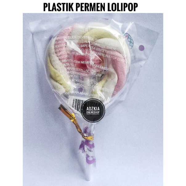 Plastik Permen lolipop