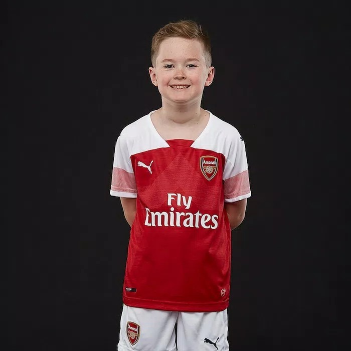 PROMO JERSEY BOLA KIDS / ANAK ARSENAL HOME OFFICIAL 2018-2019 GRADE ORI TERBARU