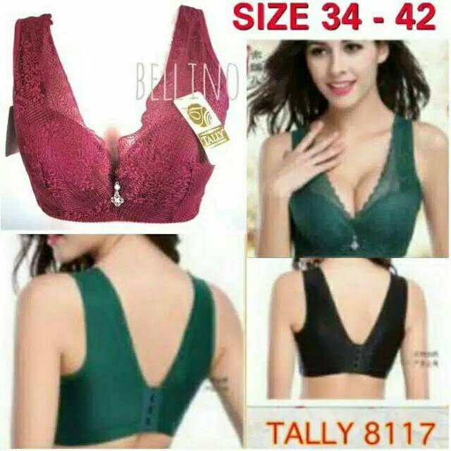 Push Bra Jumbo / Push Up Bra Tally 8117 / Bra Penekan Lemak / BH Penekan Lemak by belbra