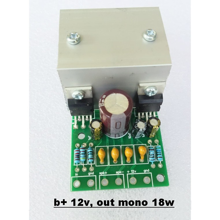 Modul TDA2003 Mono Bridge 18 Watt Power Amplifie