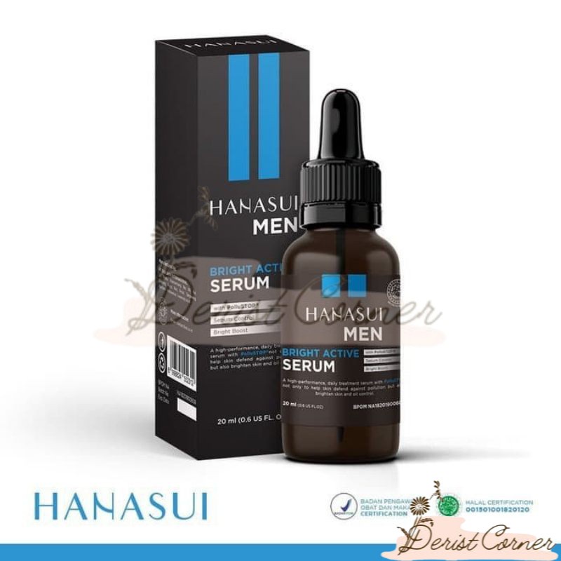 Hanasui Men Bright Active Serum / Serum Wajah Pria