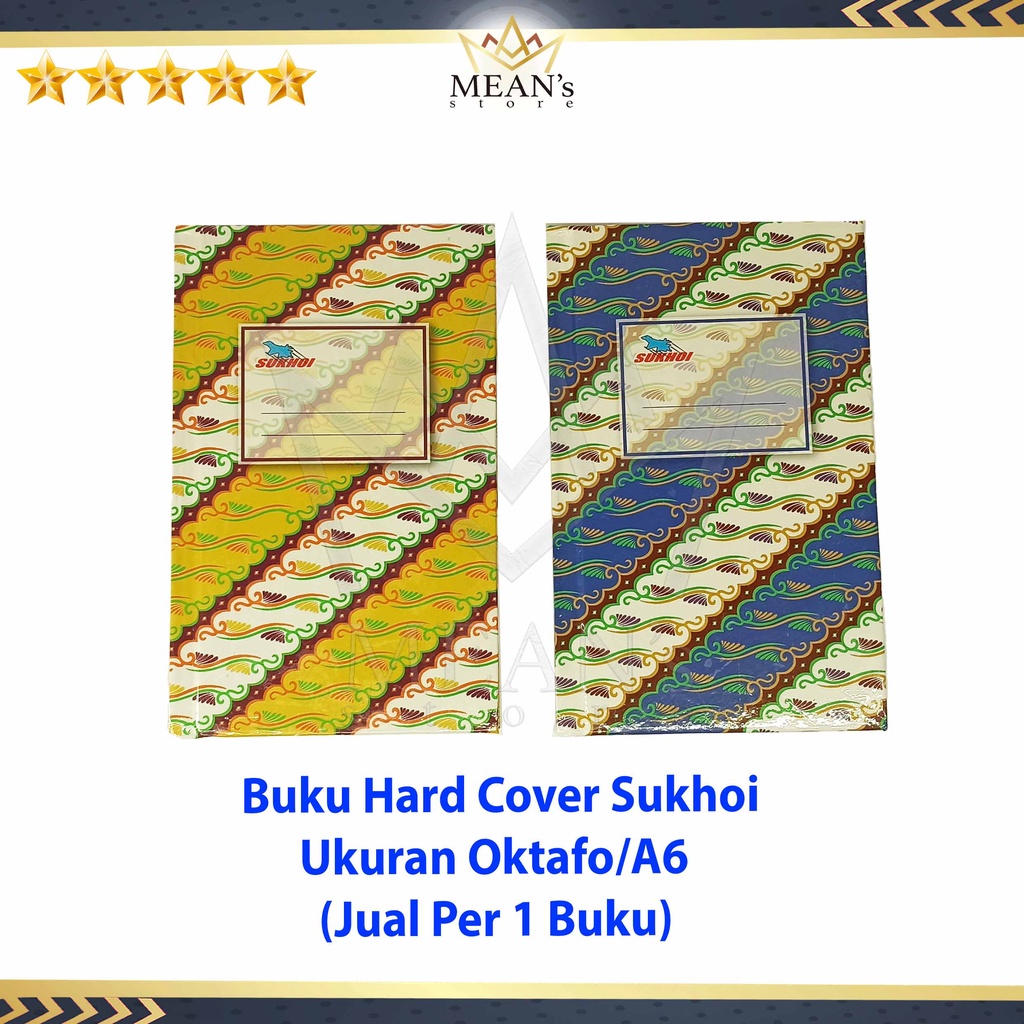 

Buku Hard Cover Sukhoi Oktafo / A6 Isi 100 Lembar / Buku Saku