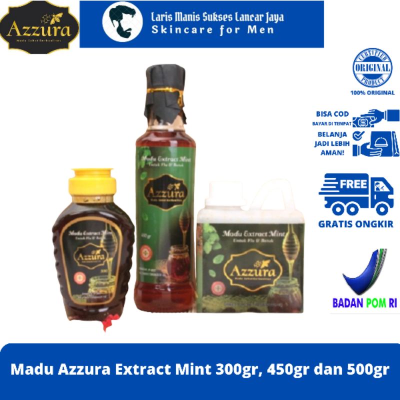 

Madu AZZURA Extract Mint untuk flu dan batuk 300gr, 450gr & 500gr